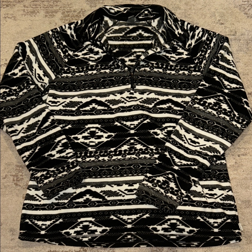 Western Aztec Patterned Pullover